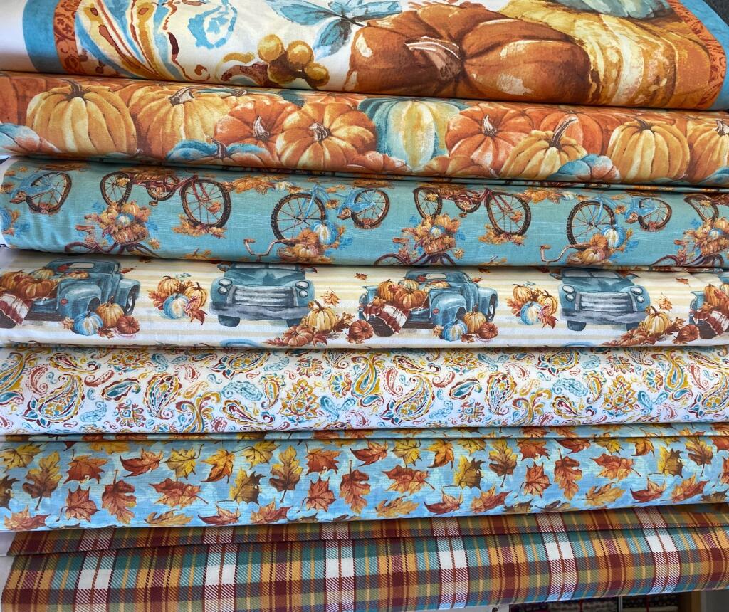 Pumpkin Please Fabric from 3 Wishes at Heartfelt Quilting &Sewing
